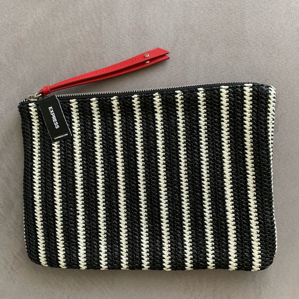 NWT Express Stripe Wristlet/Pouch